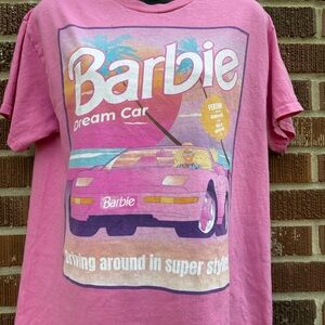 Barbie Limited Edition Vintage Look Barbie Dream Car pink T-Shirt Size M